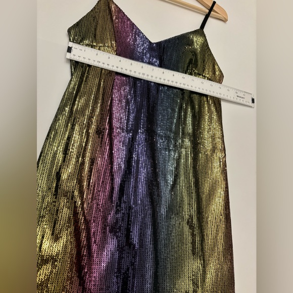 Wild Fable Rainbow Sequins Mini Dress Size XS - Picture 5 of 7